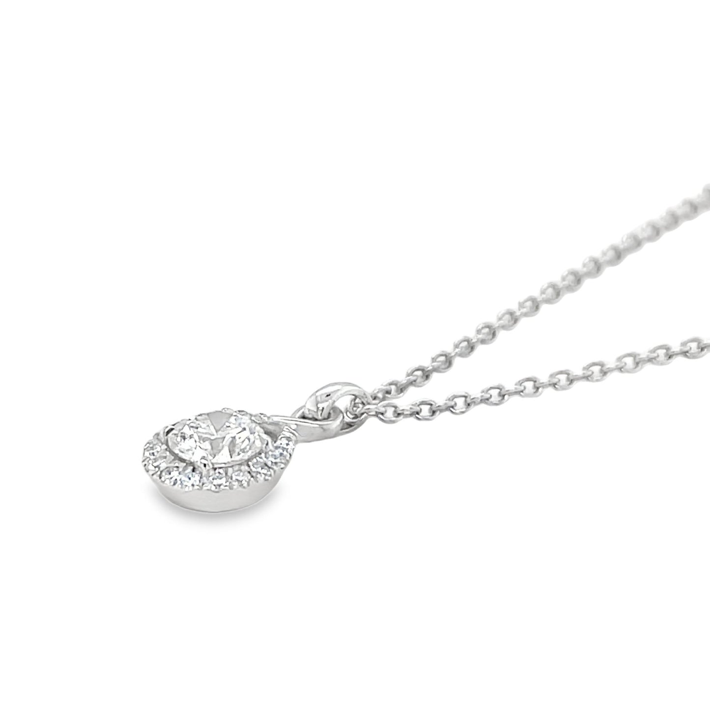 Hearts On Fire 18K White Gold Optima Diamond Necklace