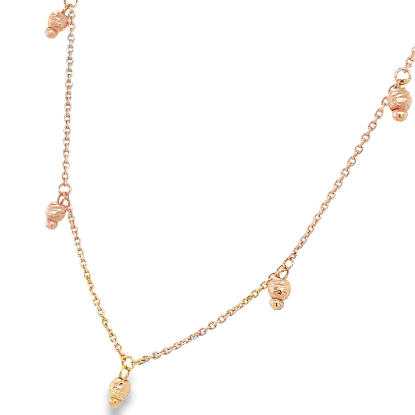 Jai's 14K Rose Gold Charm Necklace
