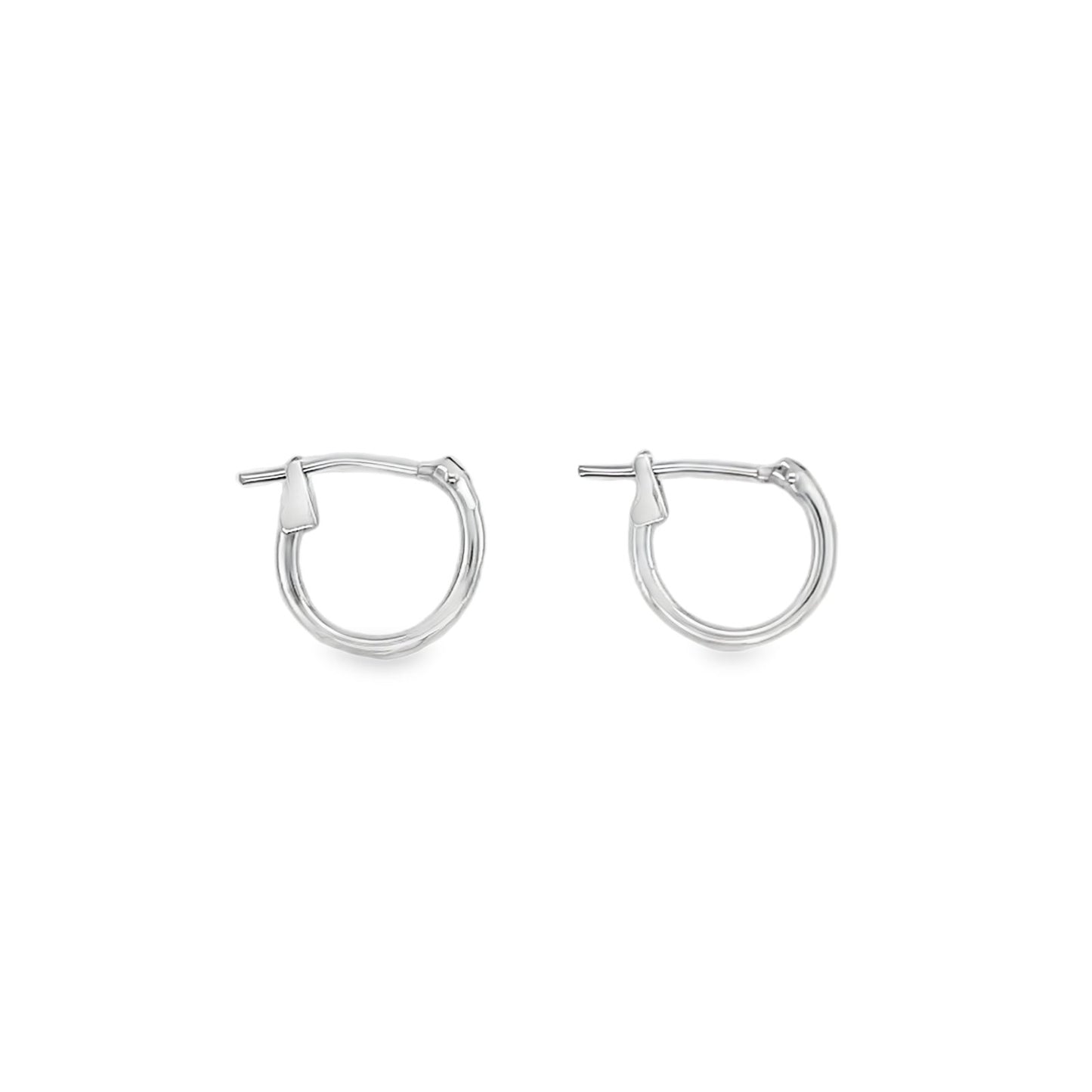 Jai's 14K White Gold Baby Hoops