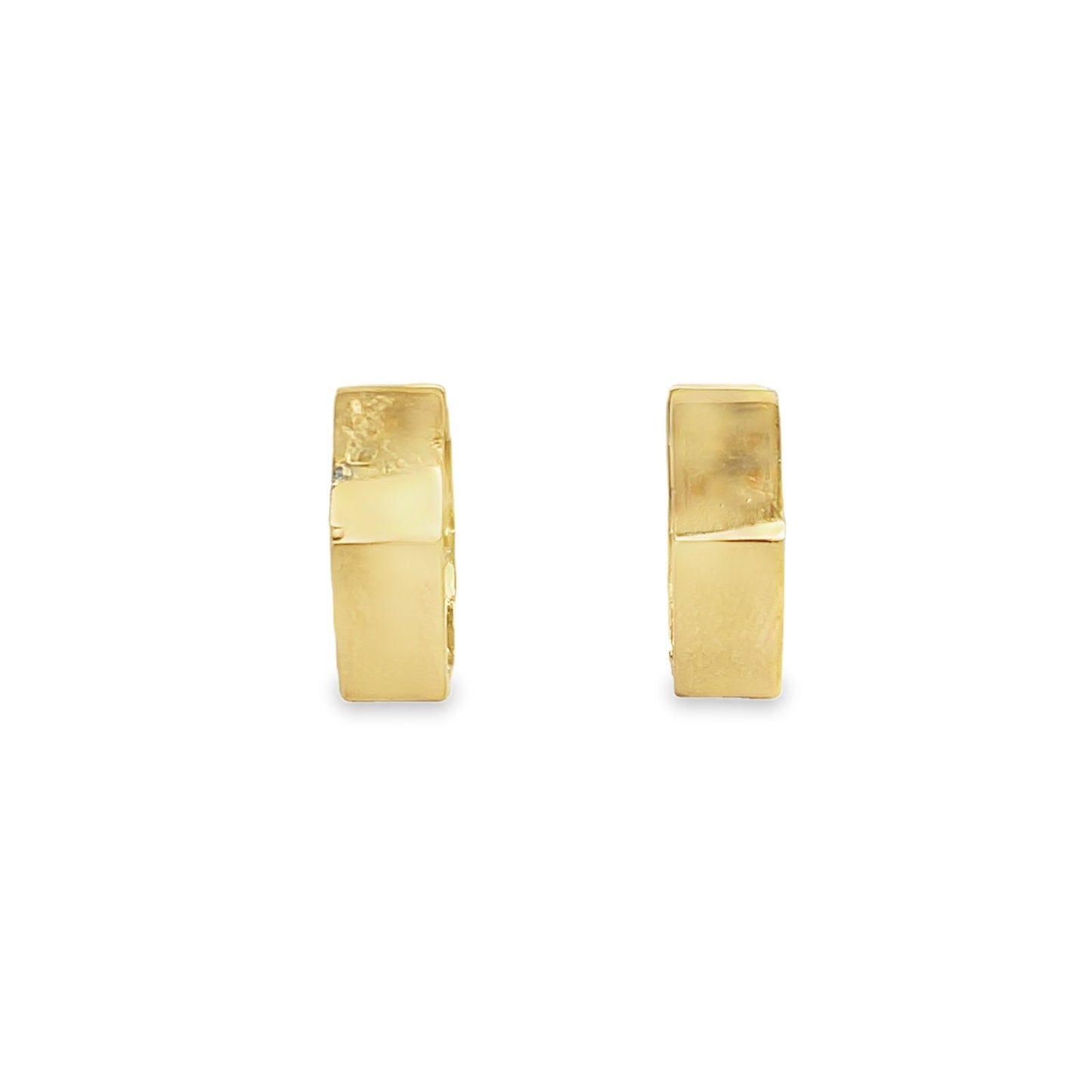 Jai's 14K Yellow Gold Hexagonal Hoops