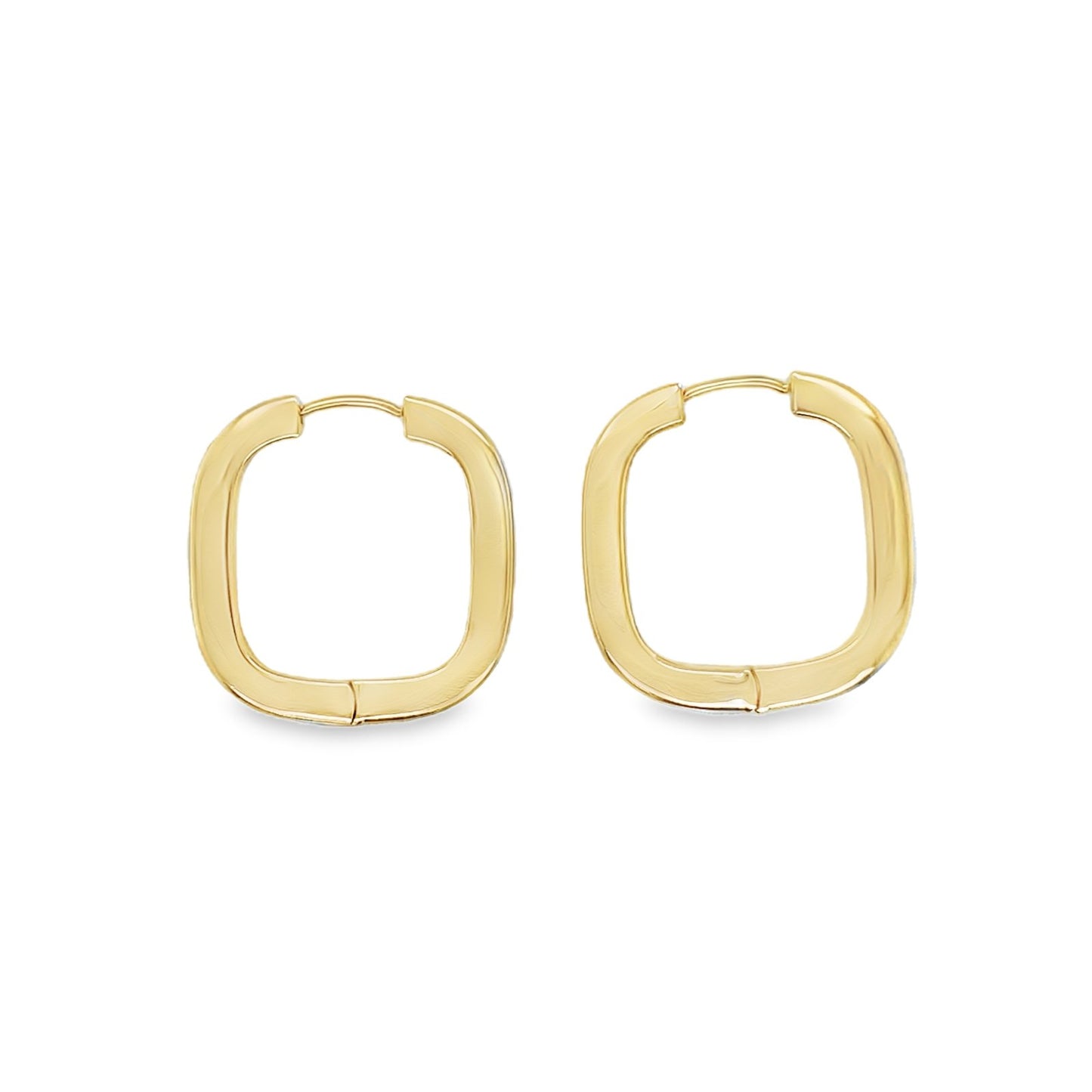 Jai's 14K Yellow Gold Squared Hoops