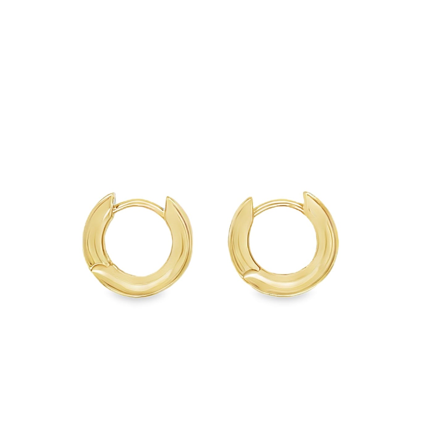Jai's 14K Yellow Gold Thick Huggies