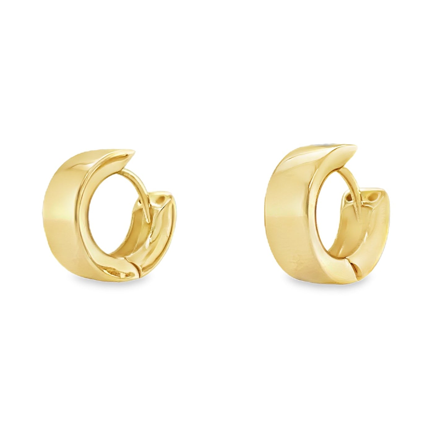 Jai's 14K Yellow Gold Thick Huggies