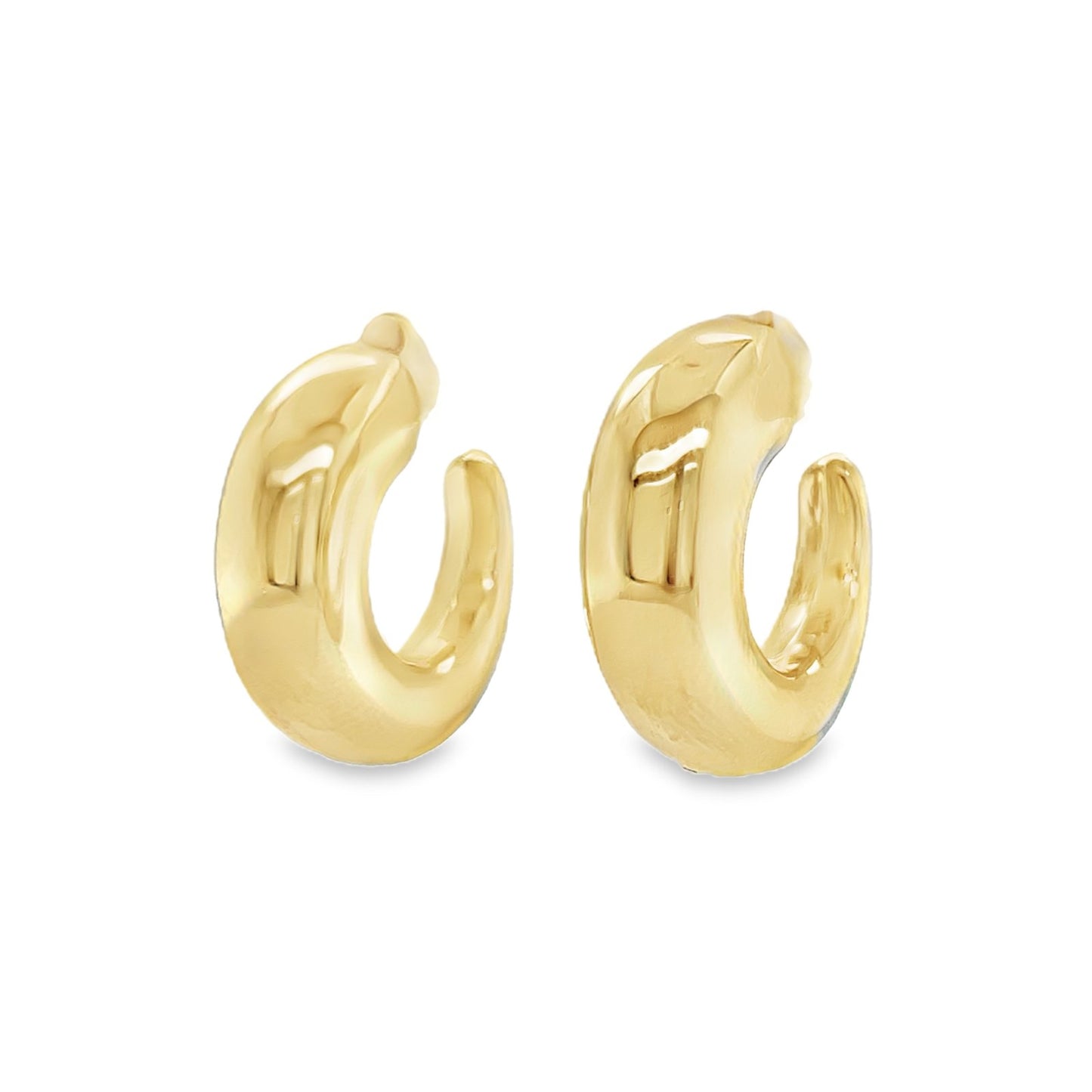 Jai's 14K Yellow Gold Hooked Studs