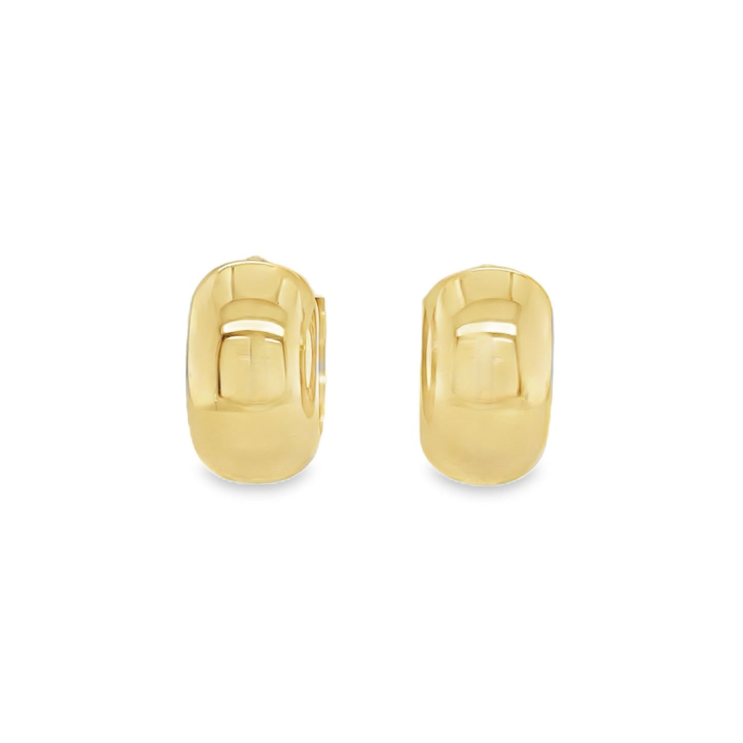 Jai's 14K Yellow Gold Thick Round Hoops