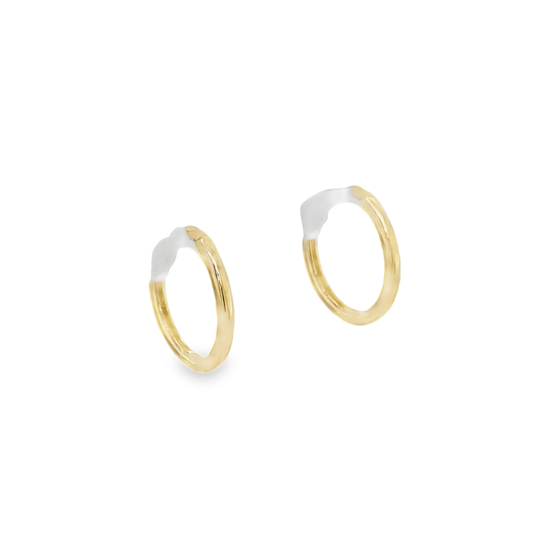 Jai's 14K Yellow Gold Petite Thin Hoops