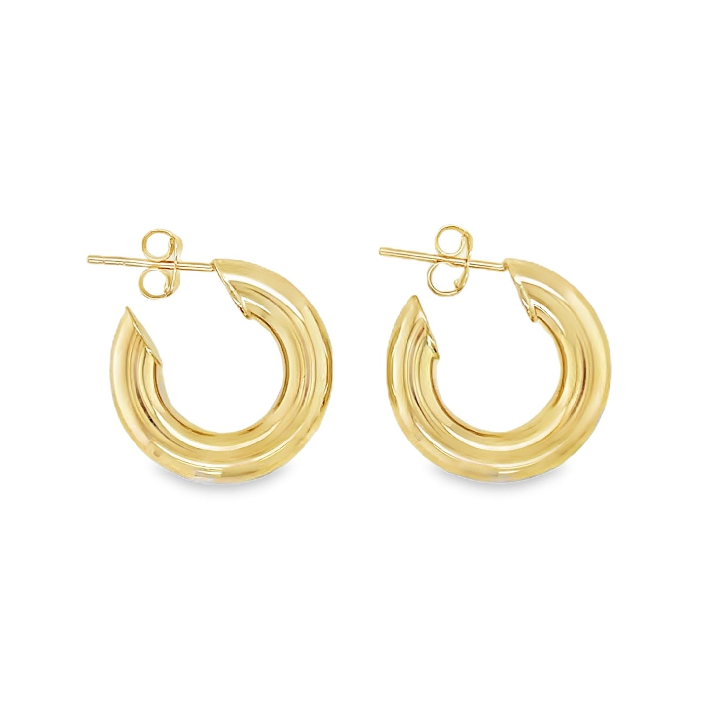 Jai's 18K Yellow Gold Thick Hoops