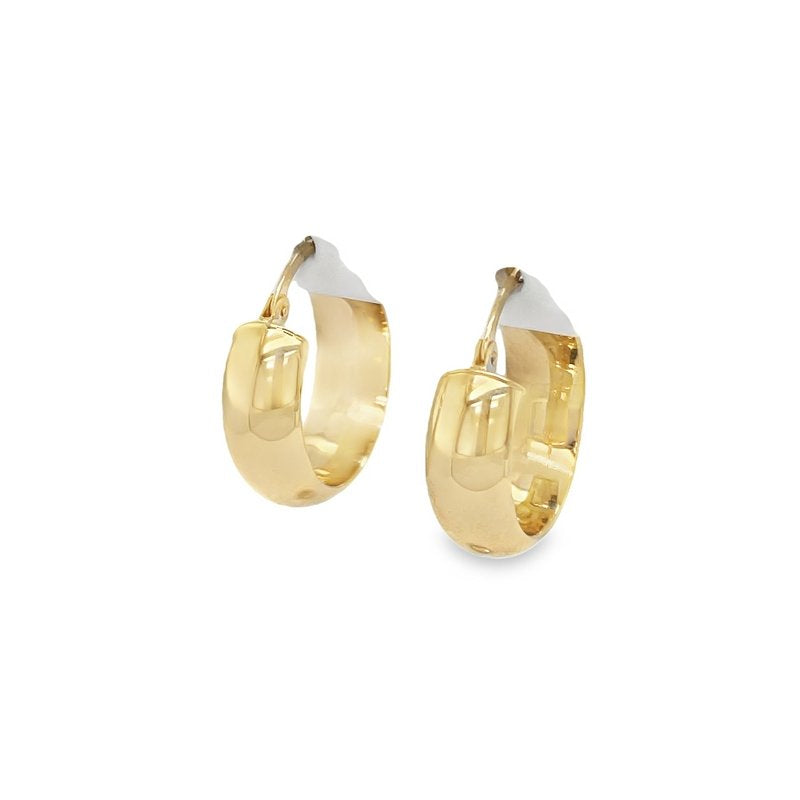 Jai's 14K Yellow Gold Small Thick Hoops