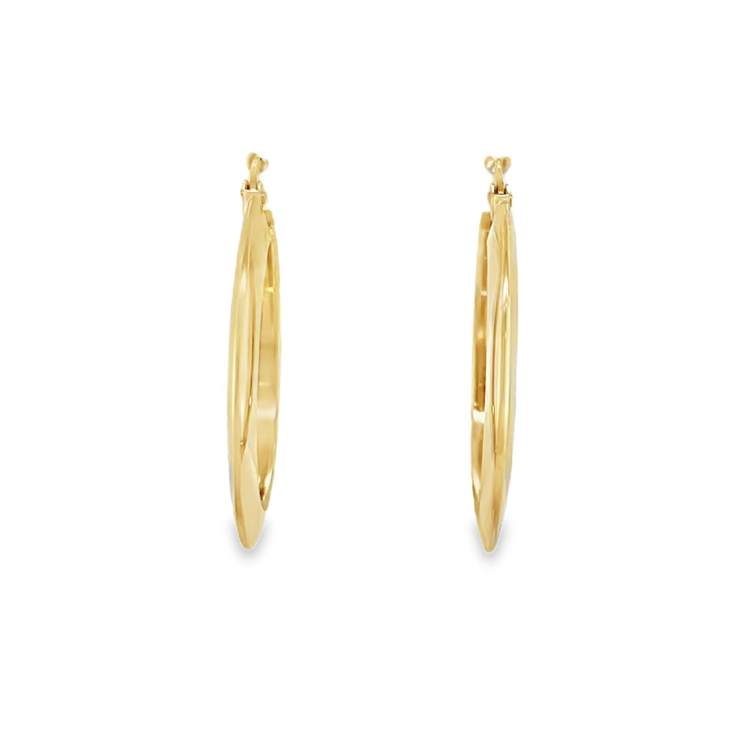 Jai's 14K Yellow Gold Medium Disc Hoops
