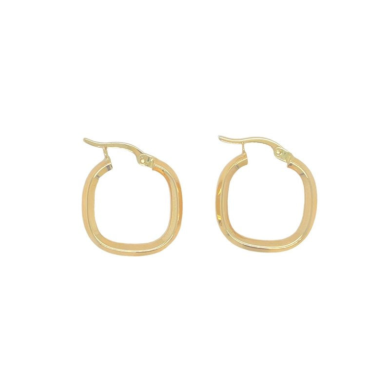 Jai's 14K Yellow Gold Squared Hoops
