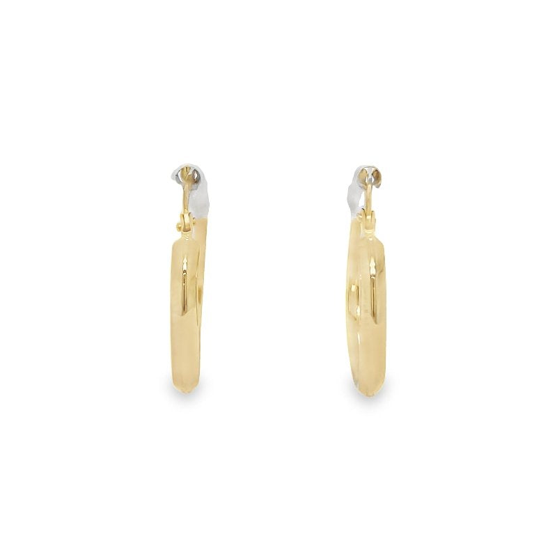 Jai's 14K Yellow Gold Squared Hoops
