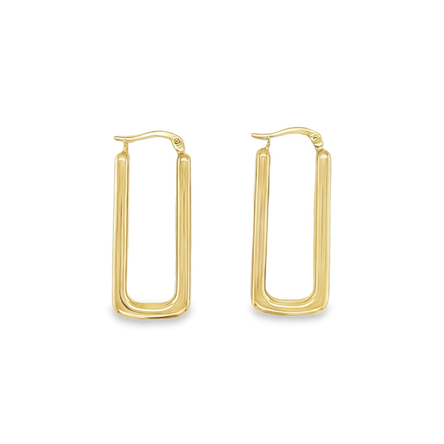 Jai's 14K Yellow Gold Paperclip Hoops
