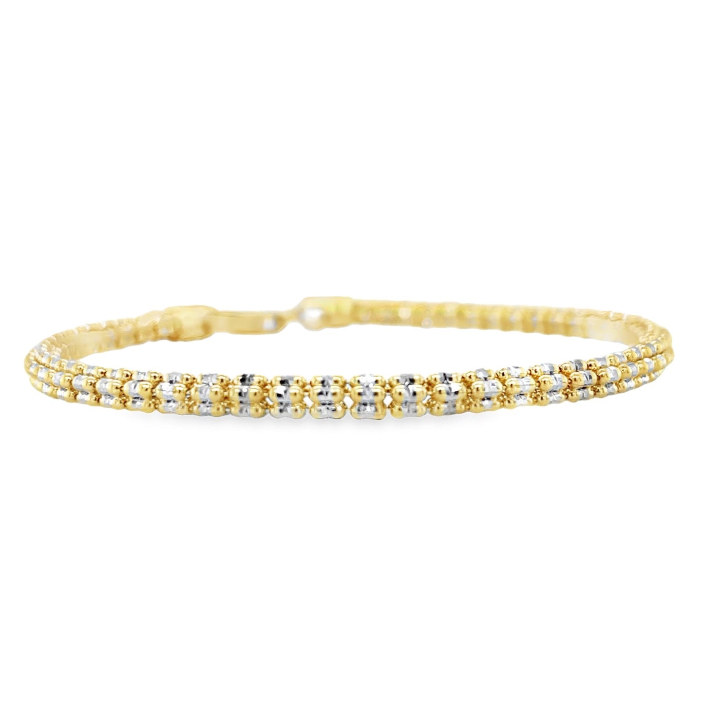 Jai's 14K Yellow Gold Diamond-cut Chain Bracelet