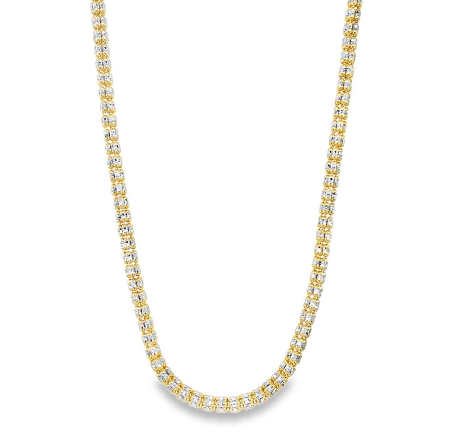 Jai's 14K Yellow Gold Cube Chain
