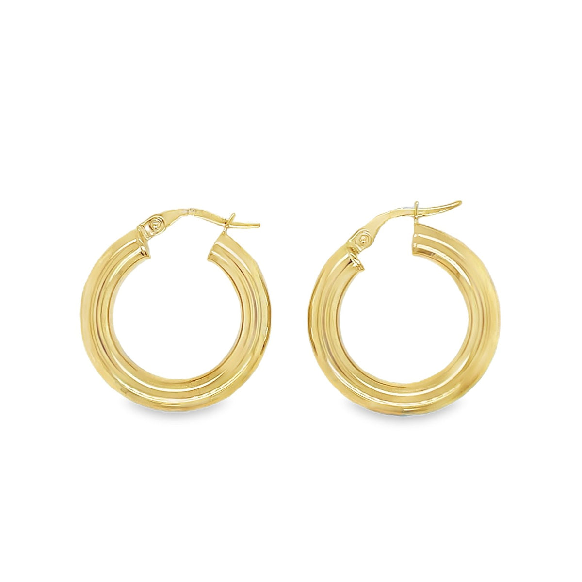 Jai's 14K Yellow Gold Petite Rounded Hoops