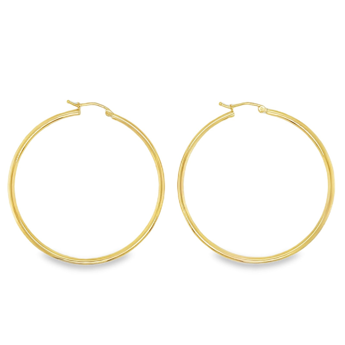 Jai's 14K Yellow Gold Classic Thin Hoops