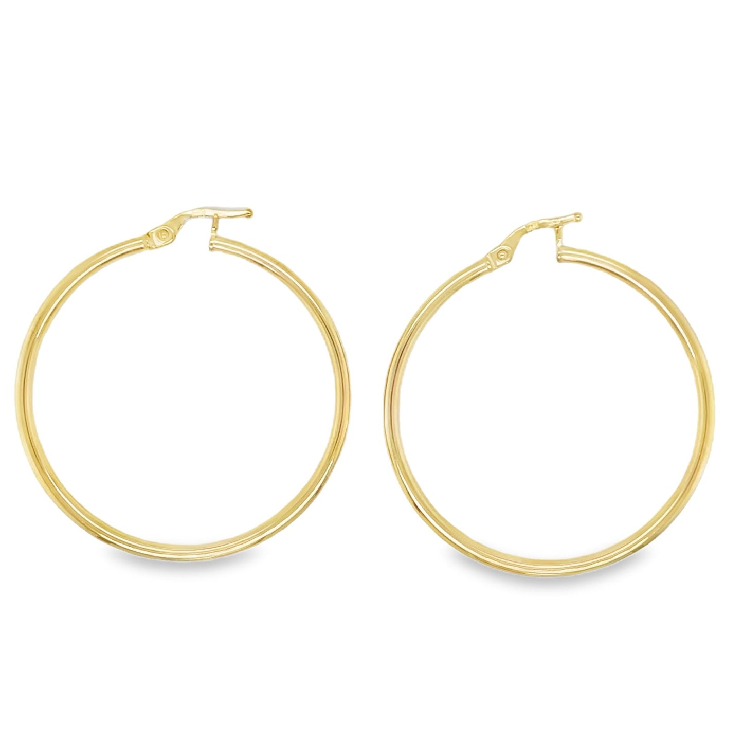 Jai's 14K Yellow Gold Classic Thin Hoops