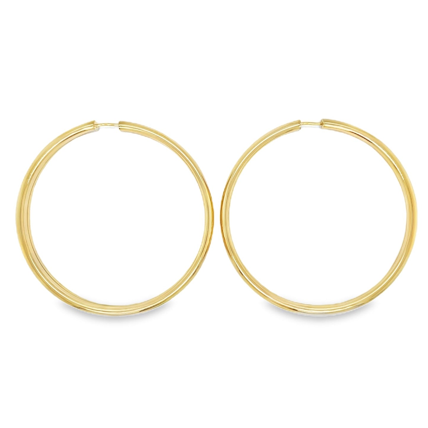 Jai's 14K Yellow Gold Large Thick Hoops