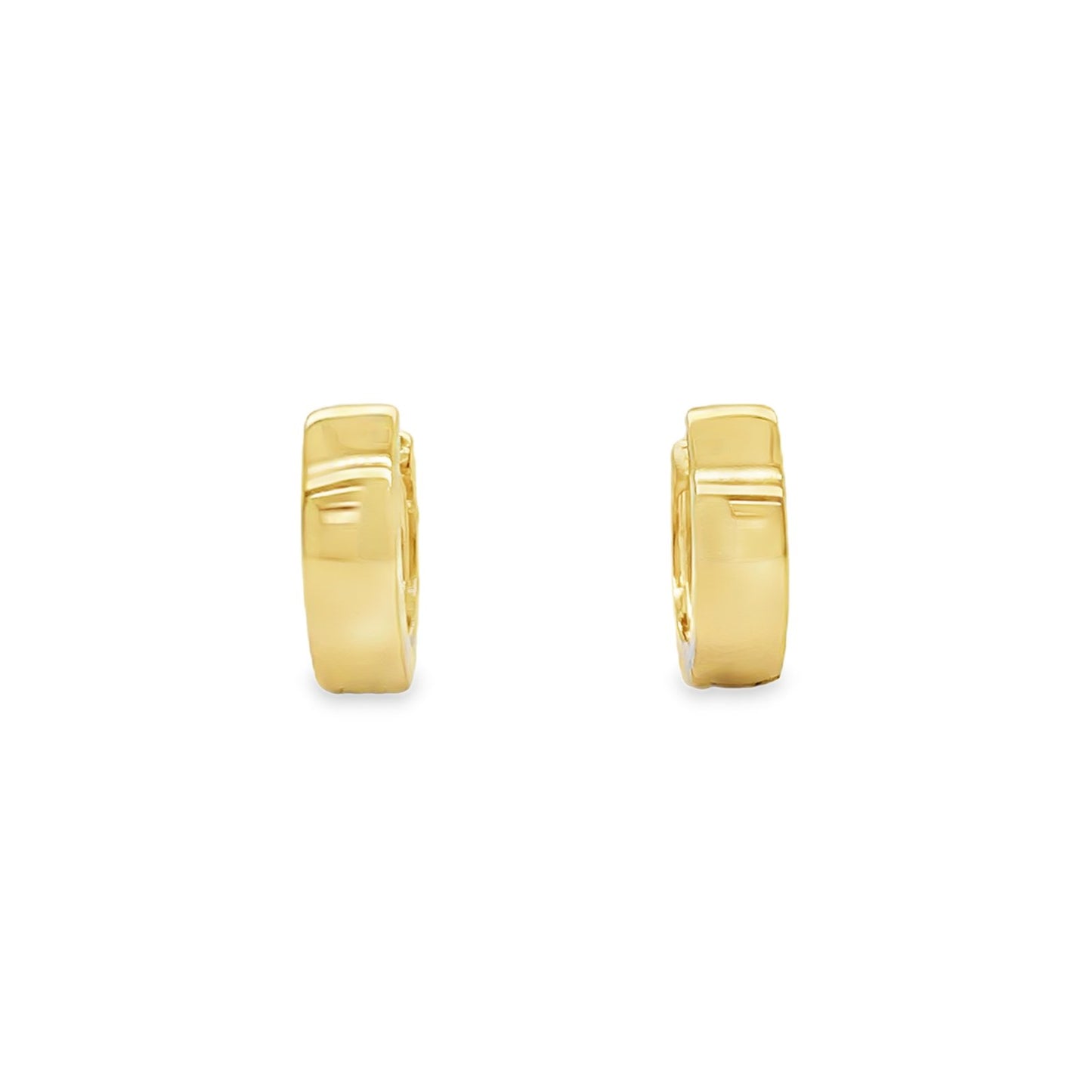 Jai's 14K Yellow Gold Small Oval Huggies
