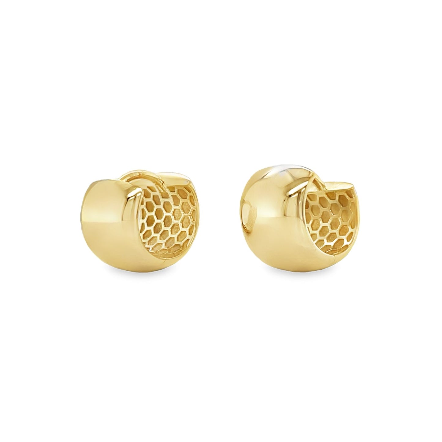 Jai's 14K Yellow Gold Petite Thick Hoops