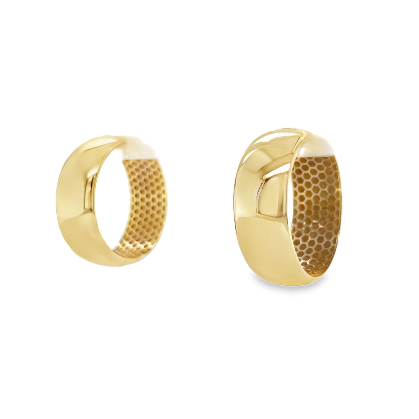 Jai's 14K Yellow Gold Medium Thick Hoops