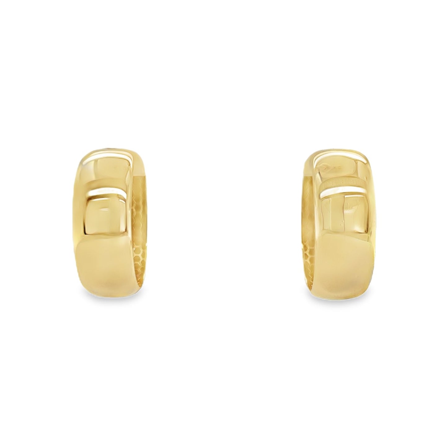 Jai's 14K Yellow Gold Medium Thick Hoops