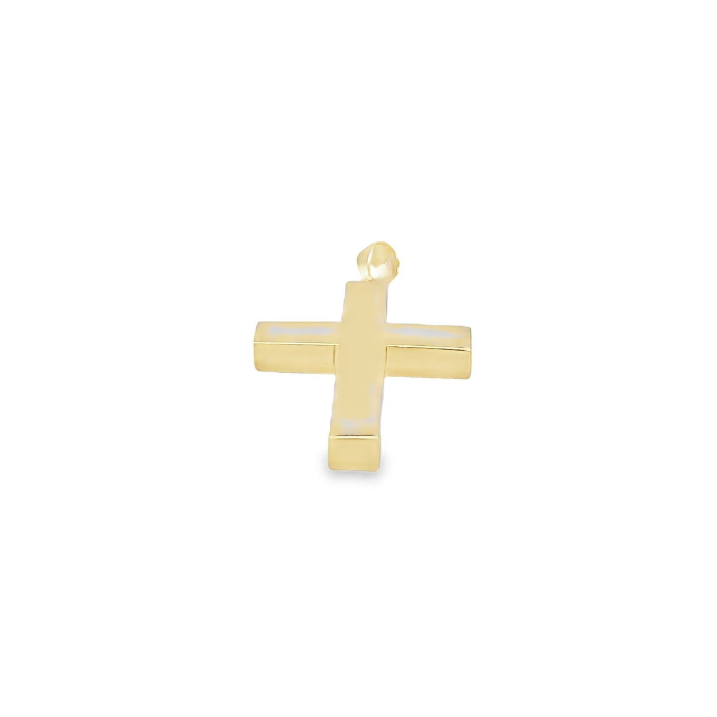 Jai's 14K Yellow Gold Cross Pendant