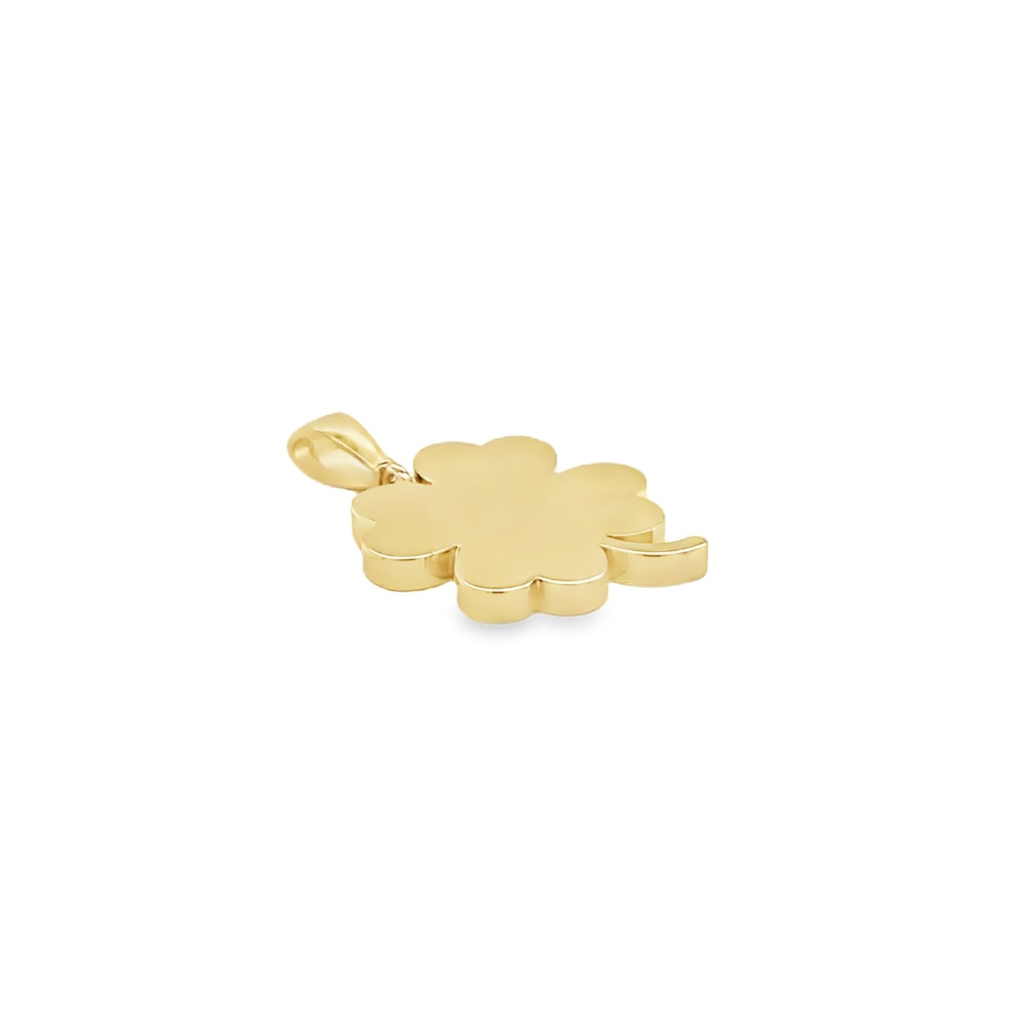 Jai's 14K Yellow Gold Clover Pendant