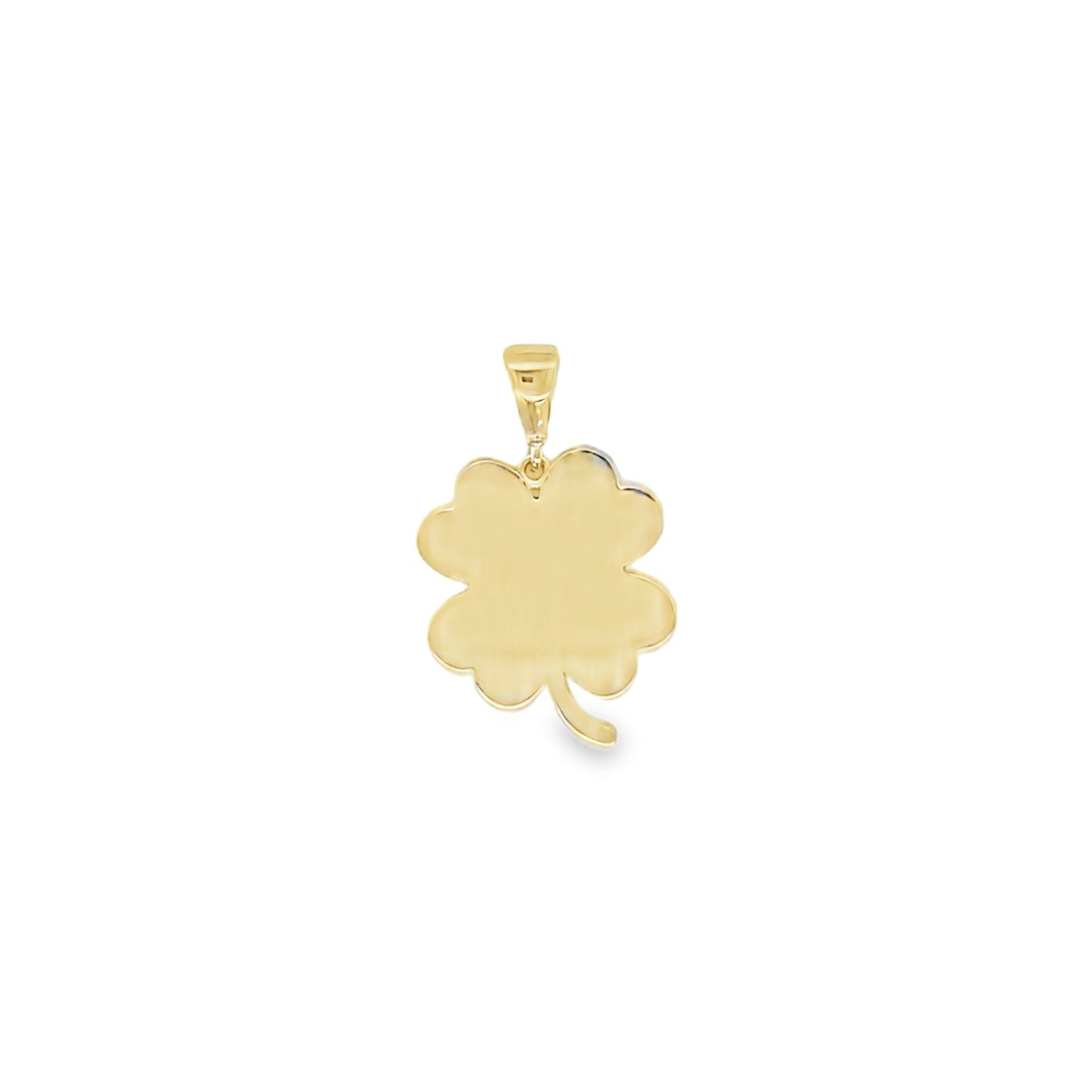 Jai's 14K Yellow Gold Clover Pendant