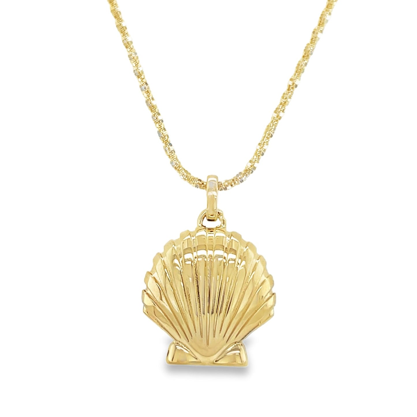 Jai's 14K Yellow Gold Seashell Pendant