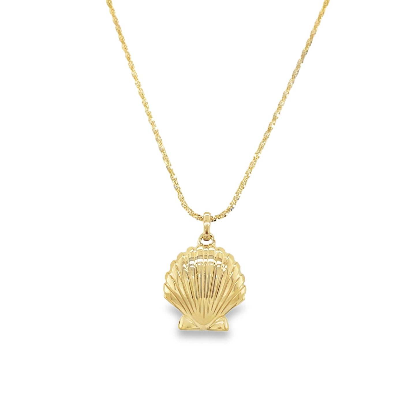 Jai's 14K Yellow Gold Seashell Pendant