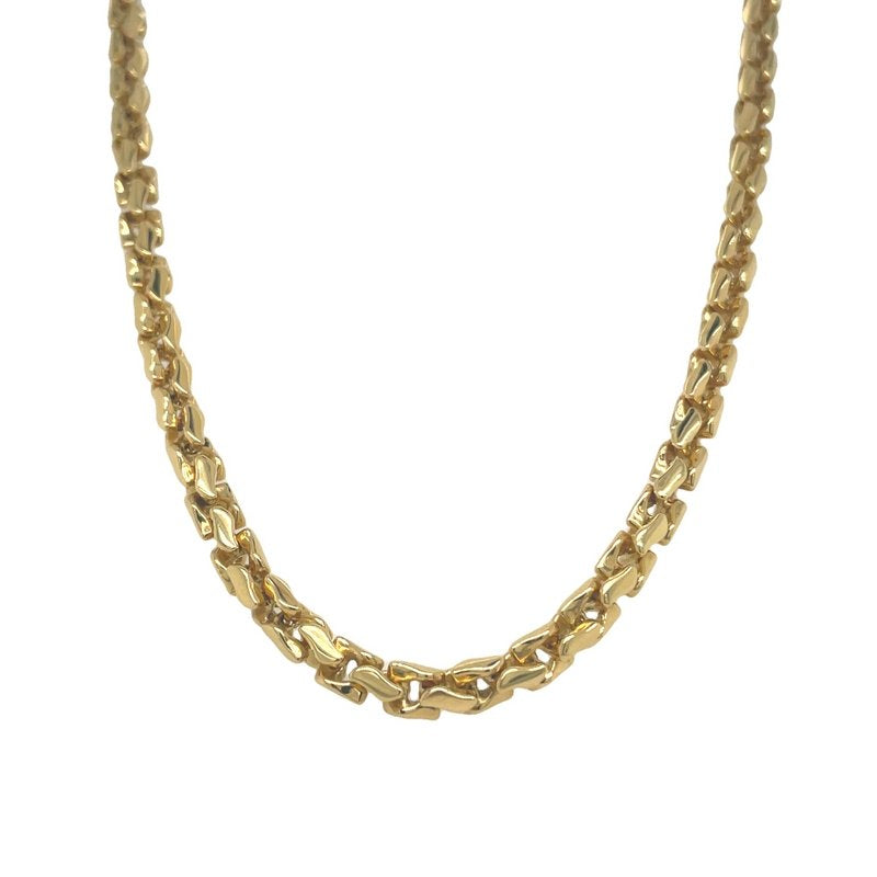 Jai's 18K Yellow Gold Fluted Chain - 24"