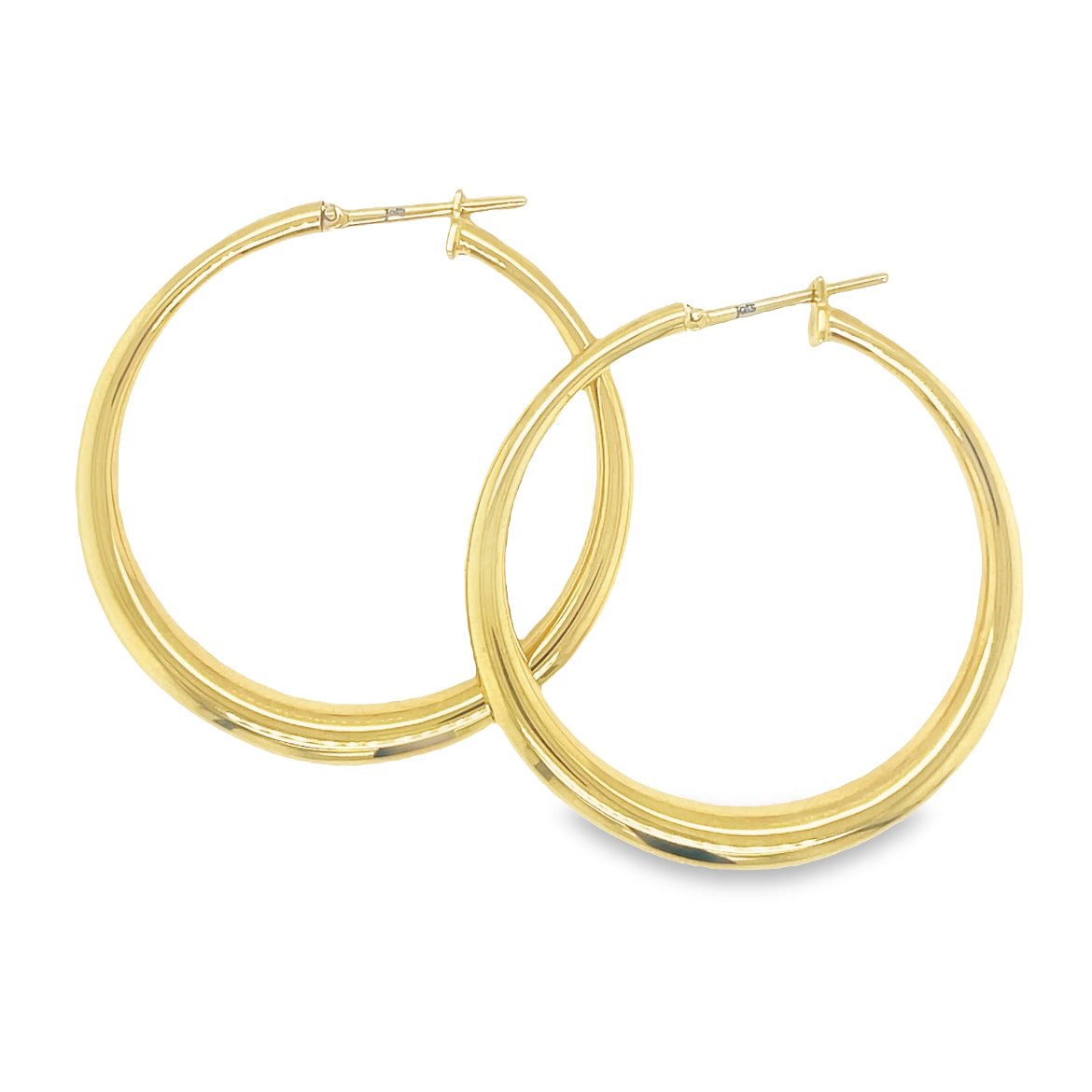 Jai's 18K Yellow Gold Medium Hoops