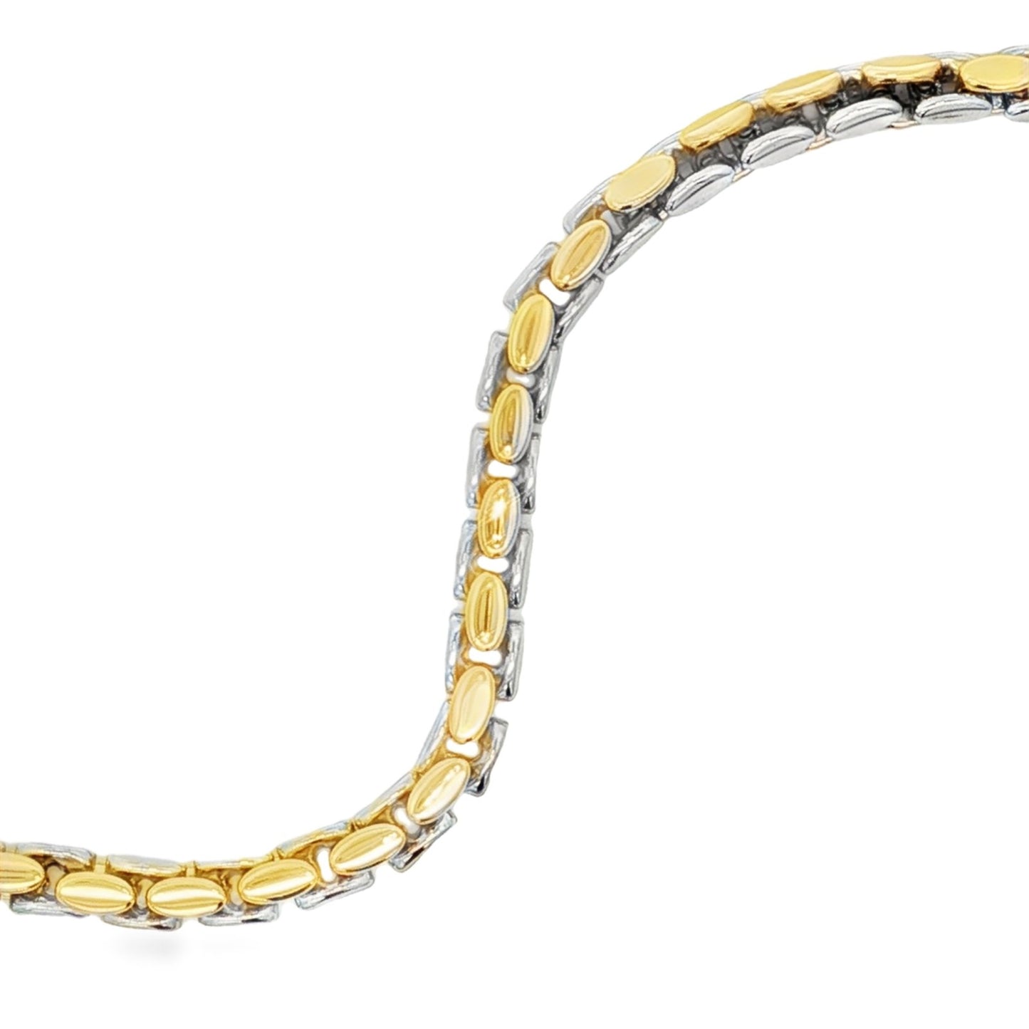 Jai's 18K Two-tone Fluted Chain Bracelet