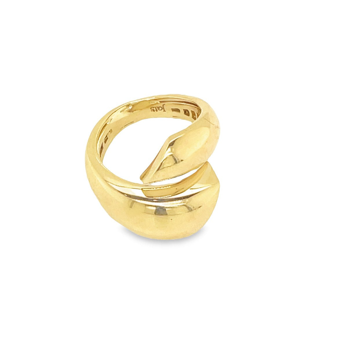 Jai's 18K Yellow Gold Spiral Ring