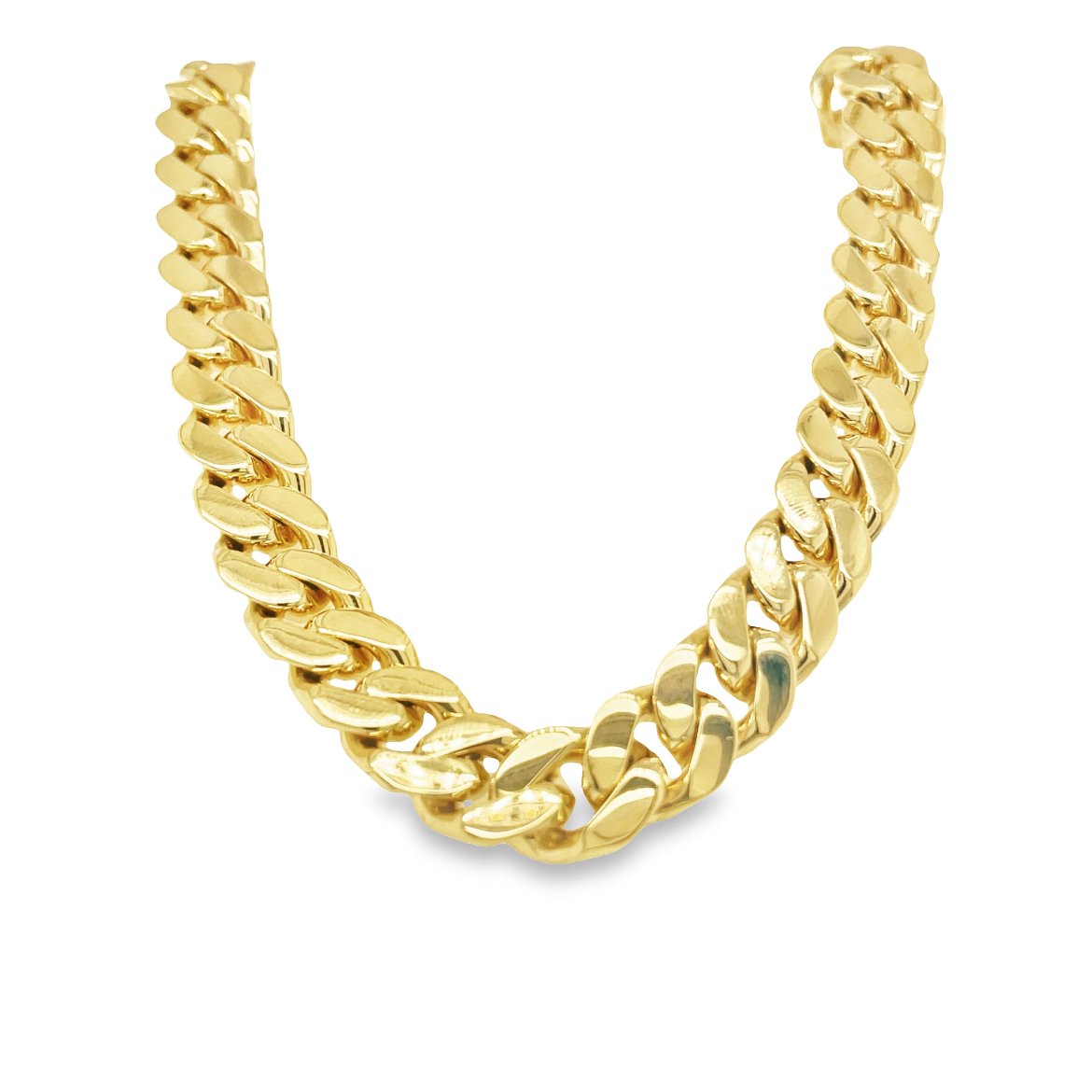 Jai's 18K Yellow Gold Cuban Curb Chain - 24"
