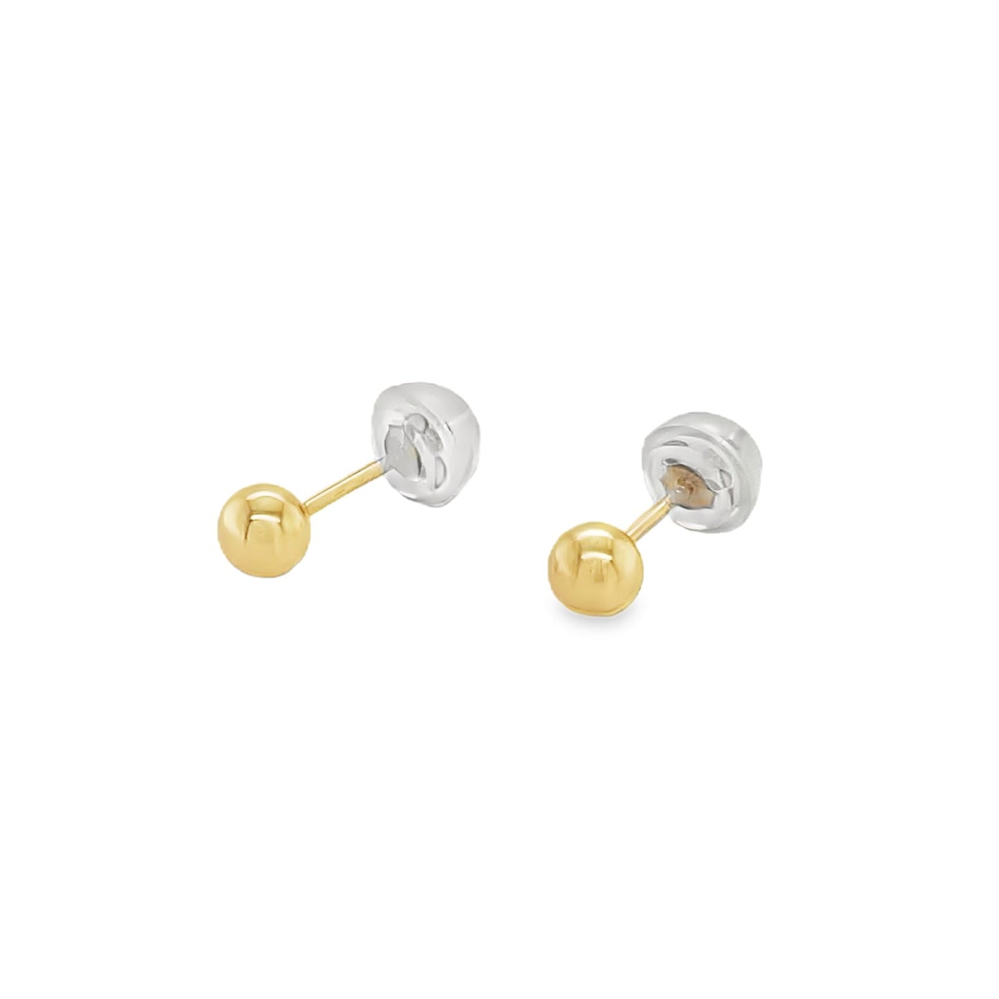 Jai's 14K Yellow Gold 3MM Baby Sphere Studs