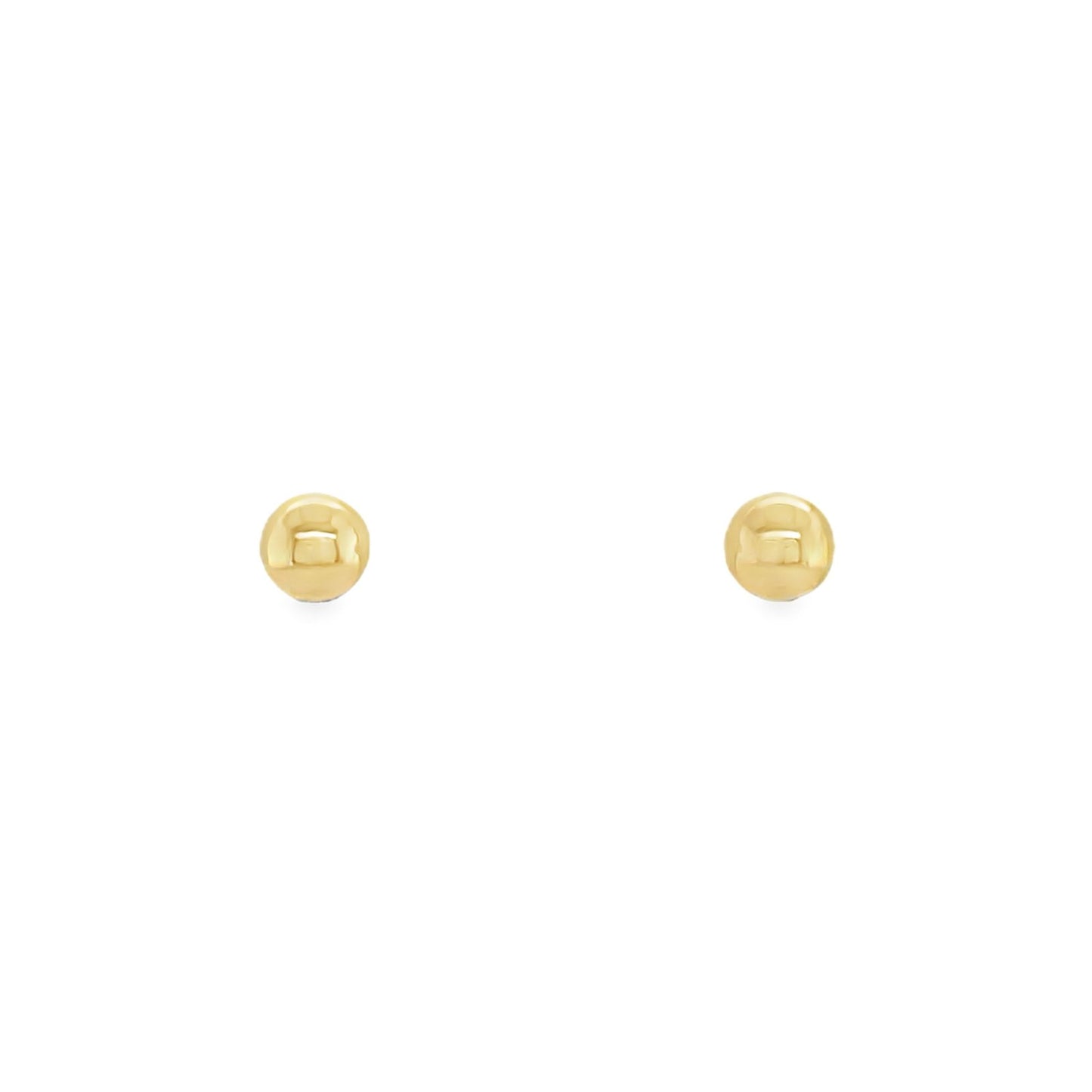 Jai's 14K Yellow Gold 4MM Baby Sphere Studs