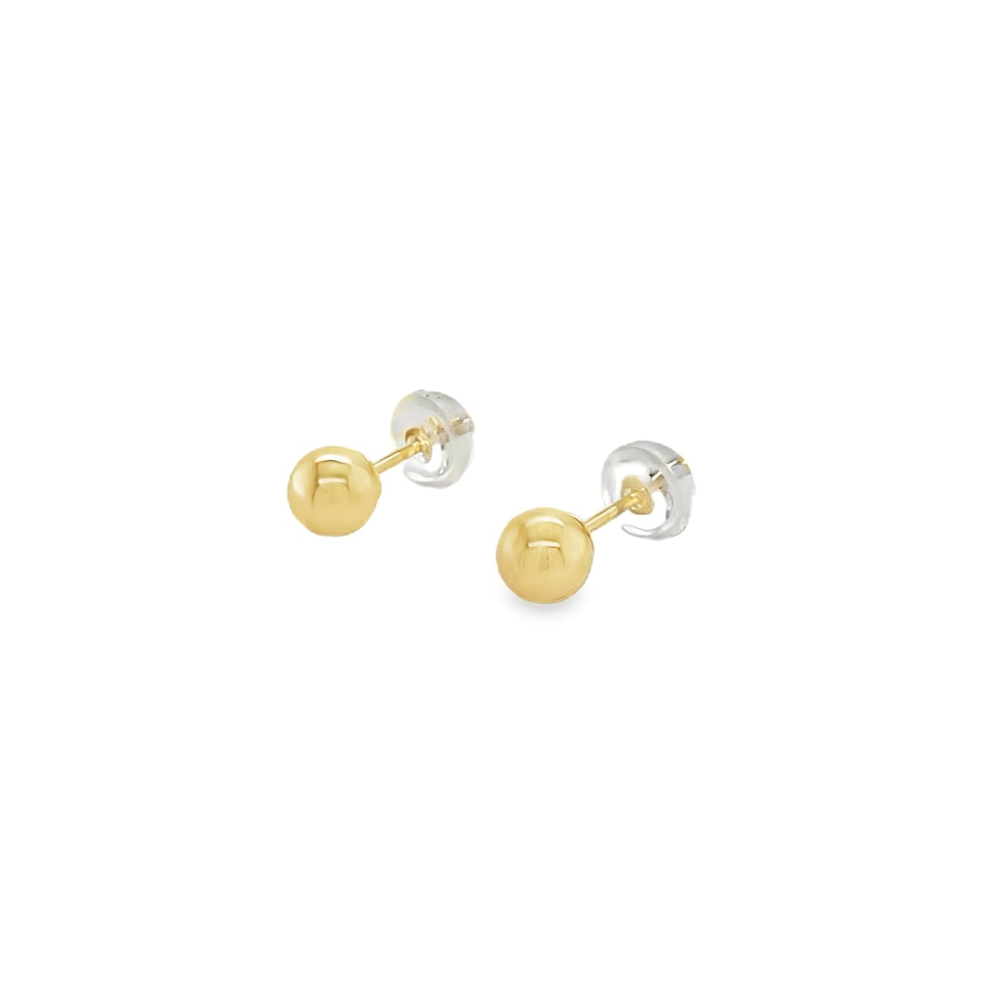 Jai's 14K Yellow Gold 5MM Sphere Studs