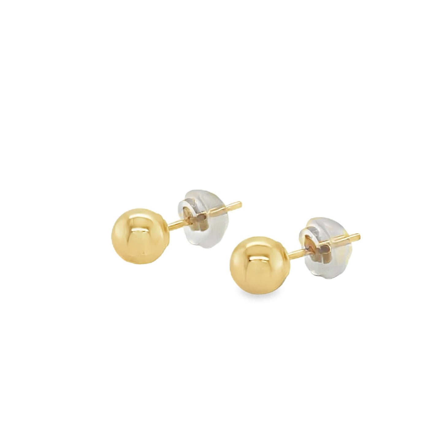 Jai's 14K Yellow Gold 5MM Baby Sphere Studs