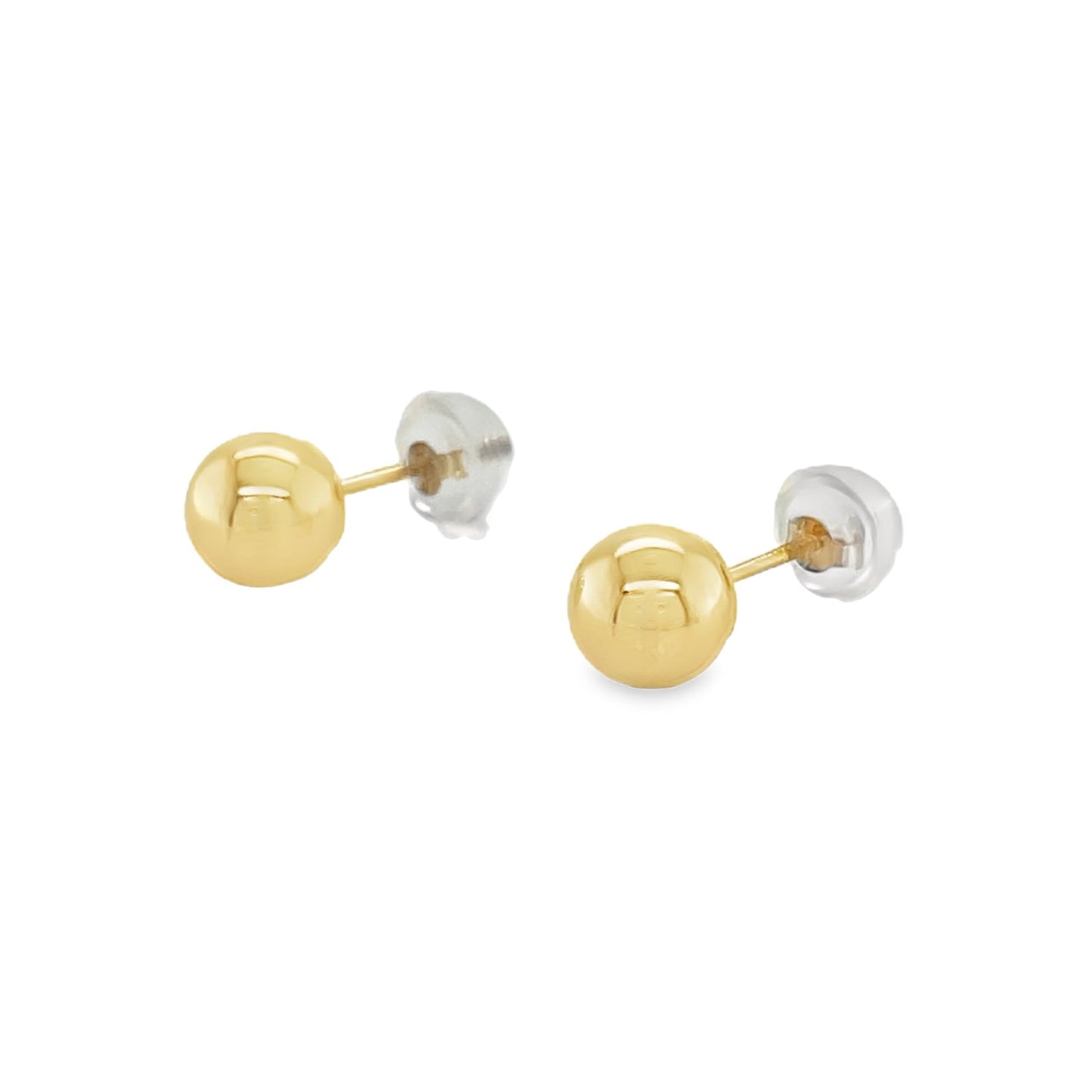 Jai's 14K Yellow Gold 6MM Baby Sphere Studs