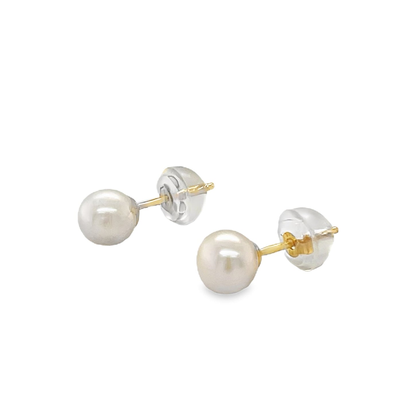Jai's 14K Yellow Gold 5MM Baby Pearl Studs