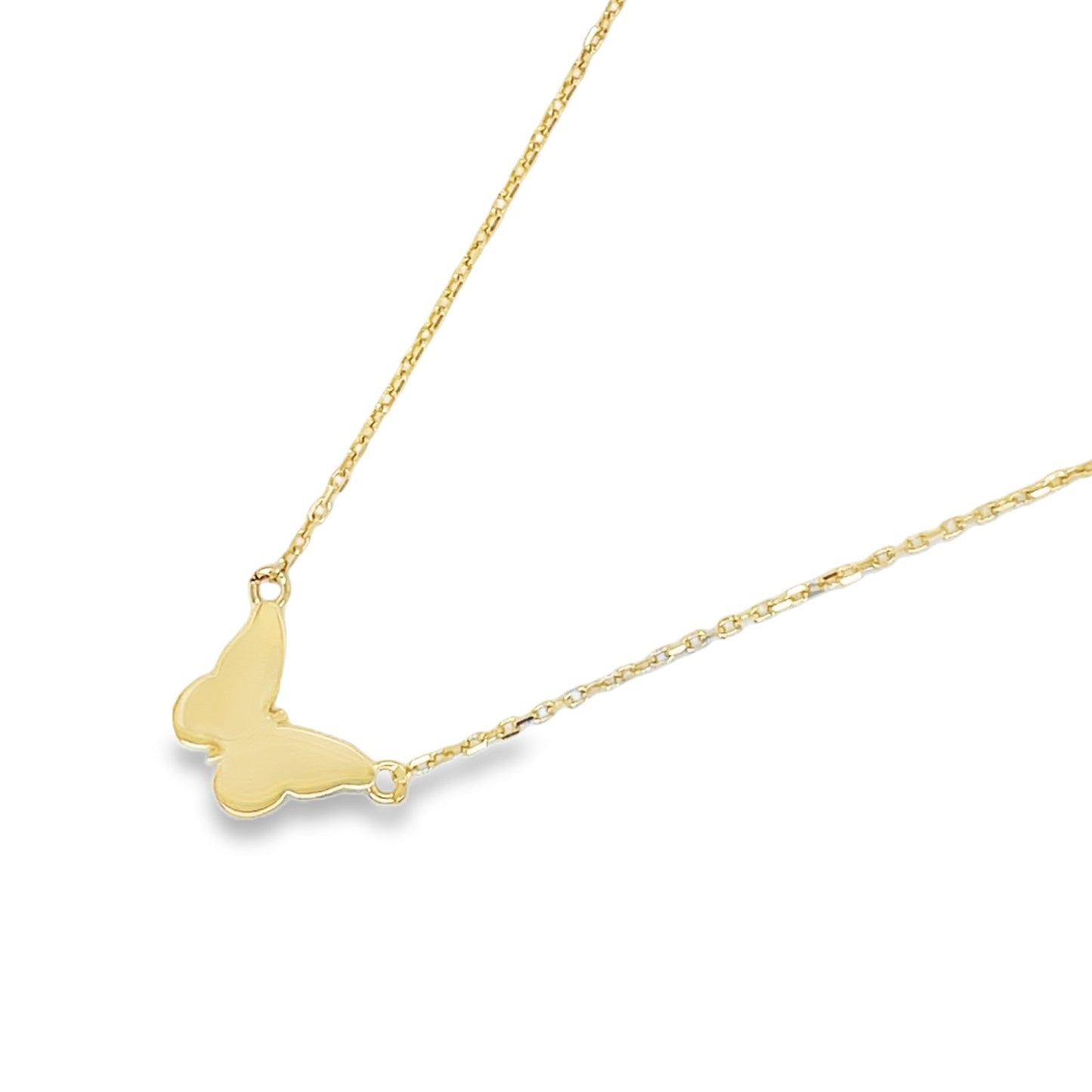 Jai's 14K Yellow Gold Butterfly Necklace