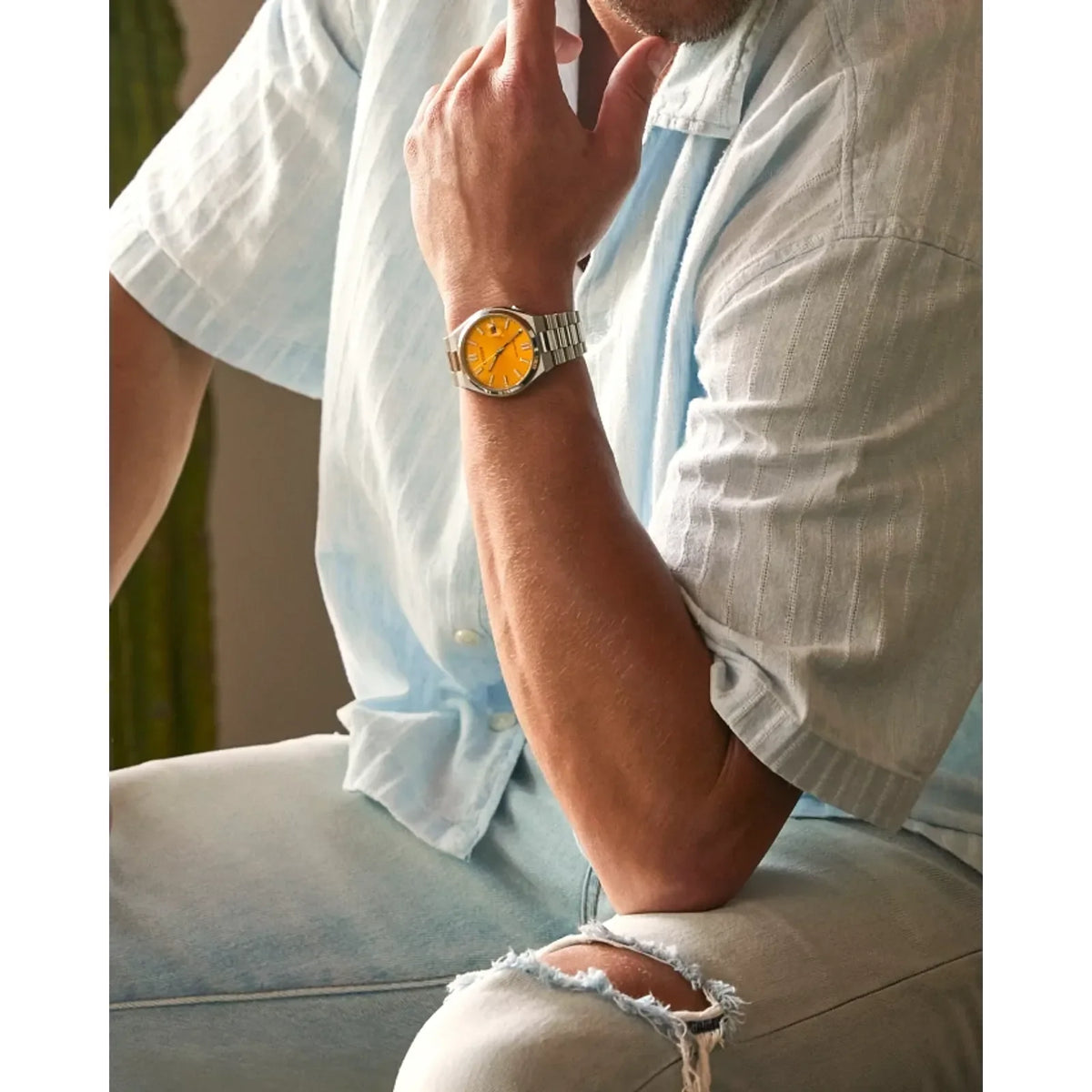 Citizen's TSUYOSA Collection with Yellow Dial