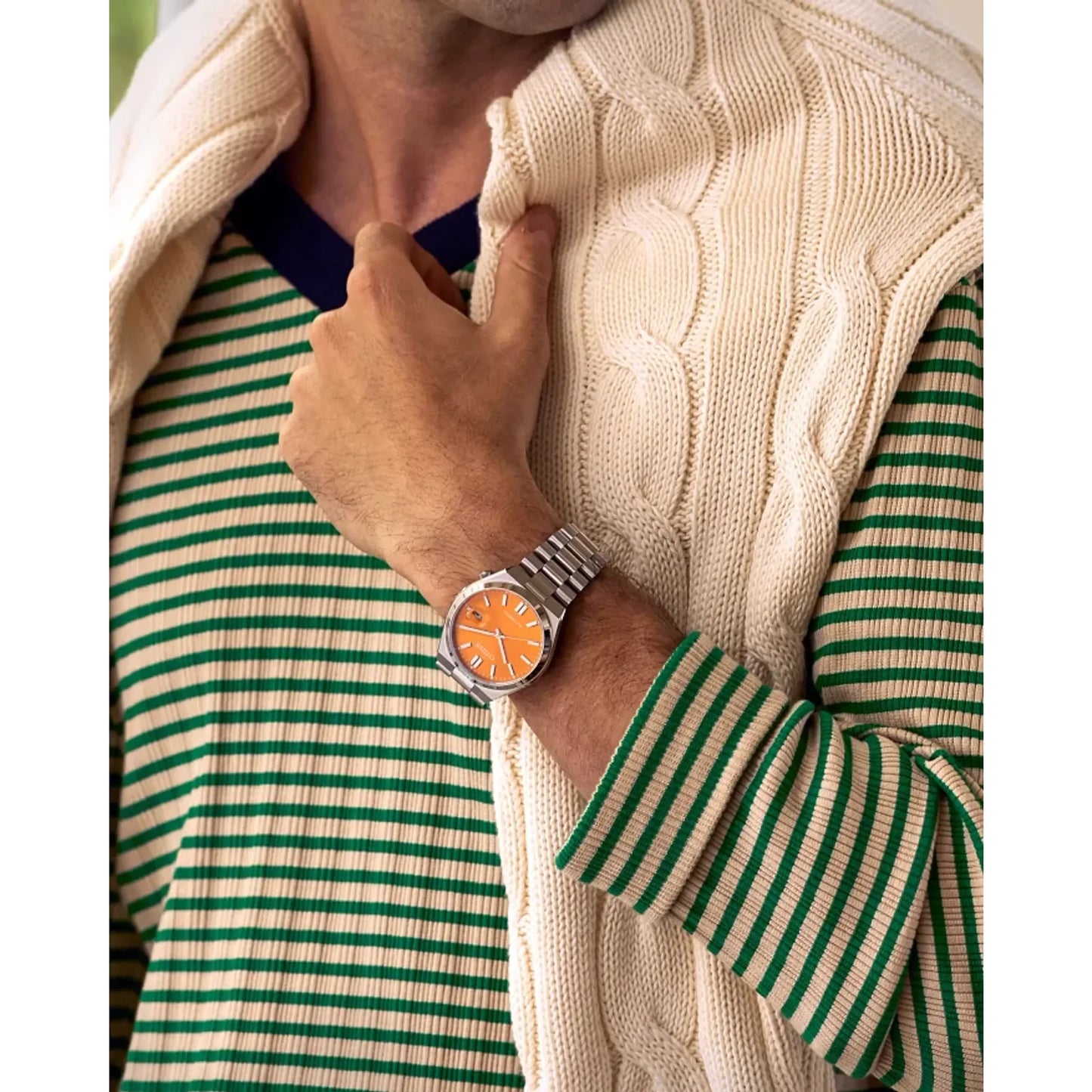 Citizen's TSUYOSA Collection with Orange Dial