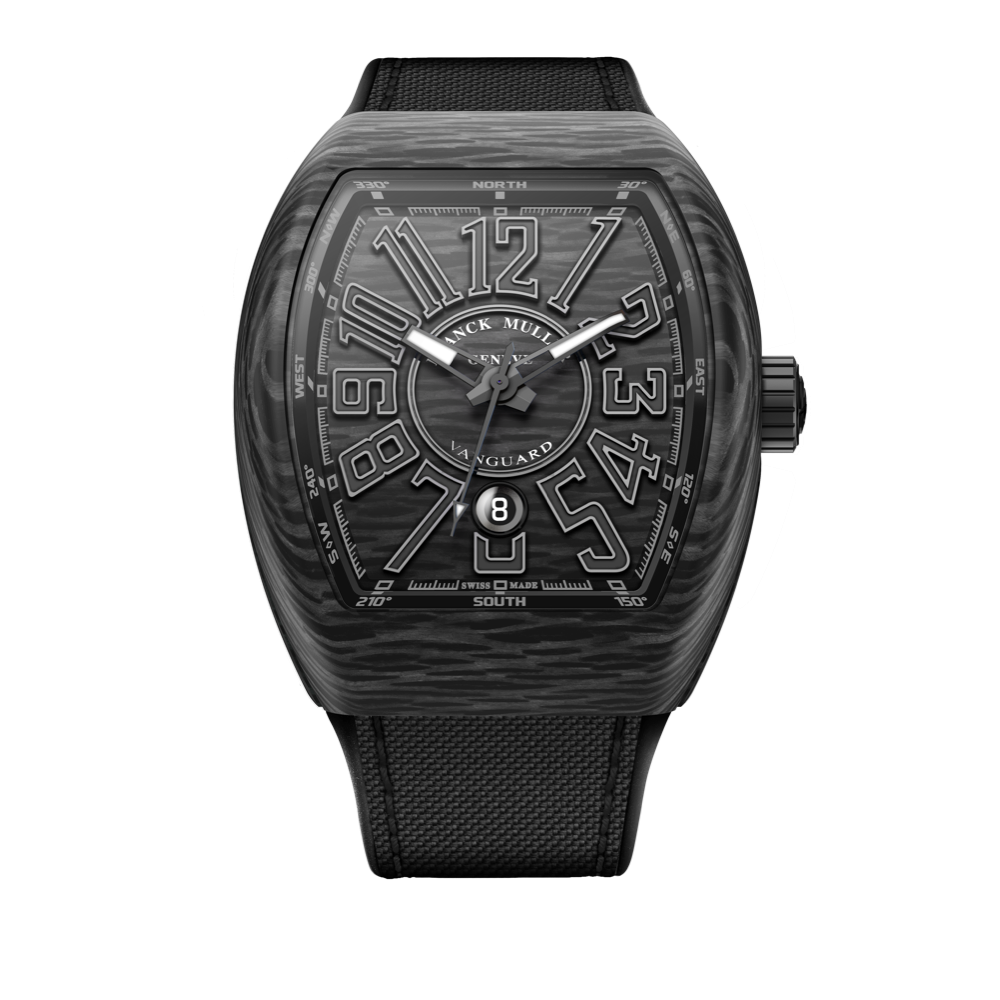 Franck Muller's Vanguard Carbone with Black Dial