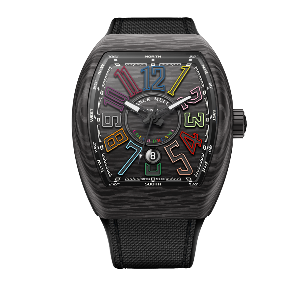 Franck Muller's Vanguard Carbone Color Dreams with Black Dial