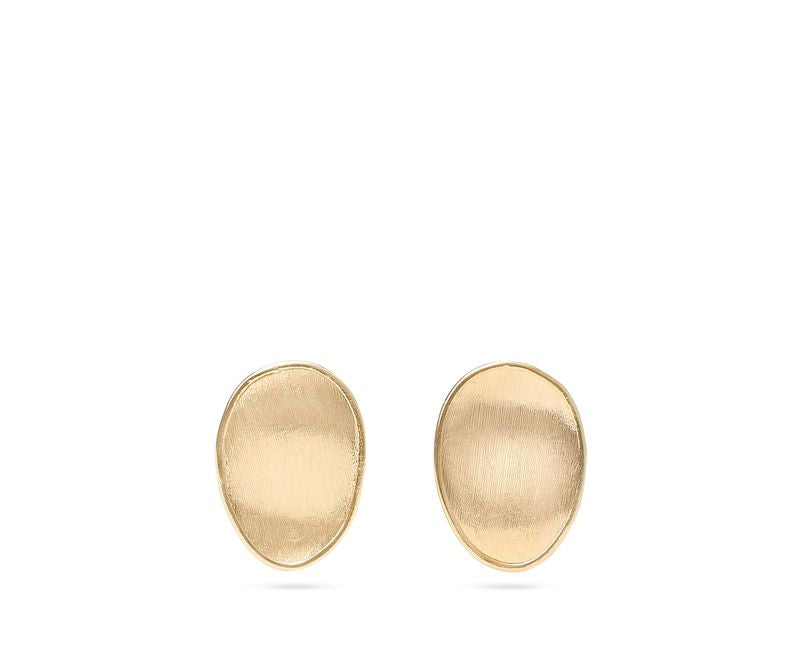 Marco Bicego's 18K Yellow Gold Lunaria Satin Petal Studs