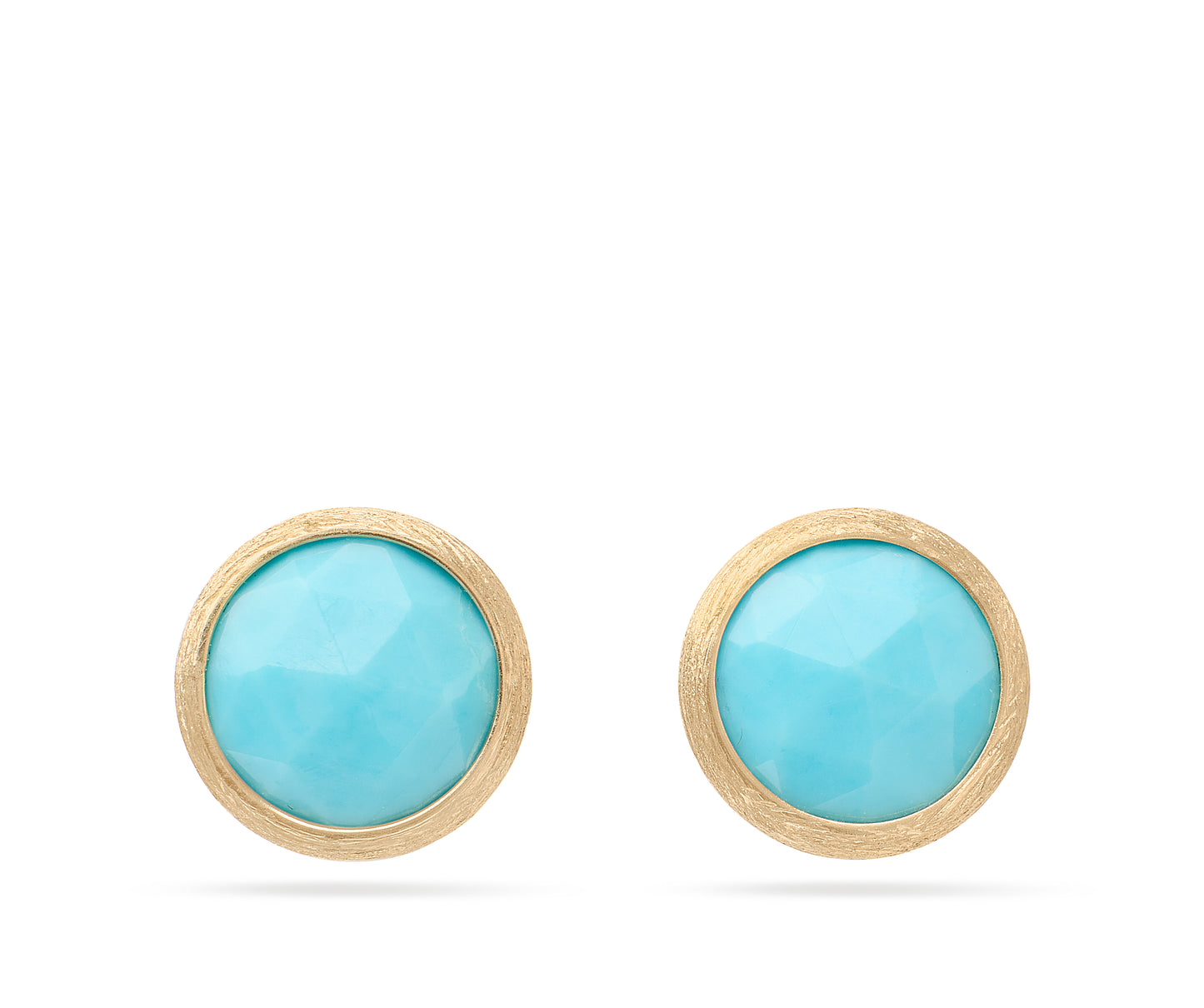 Marco Bicego's 18K Yellow Gold Jaipur Turquoise Studs