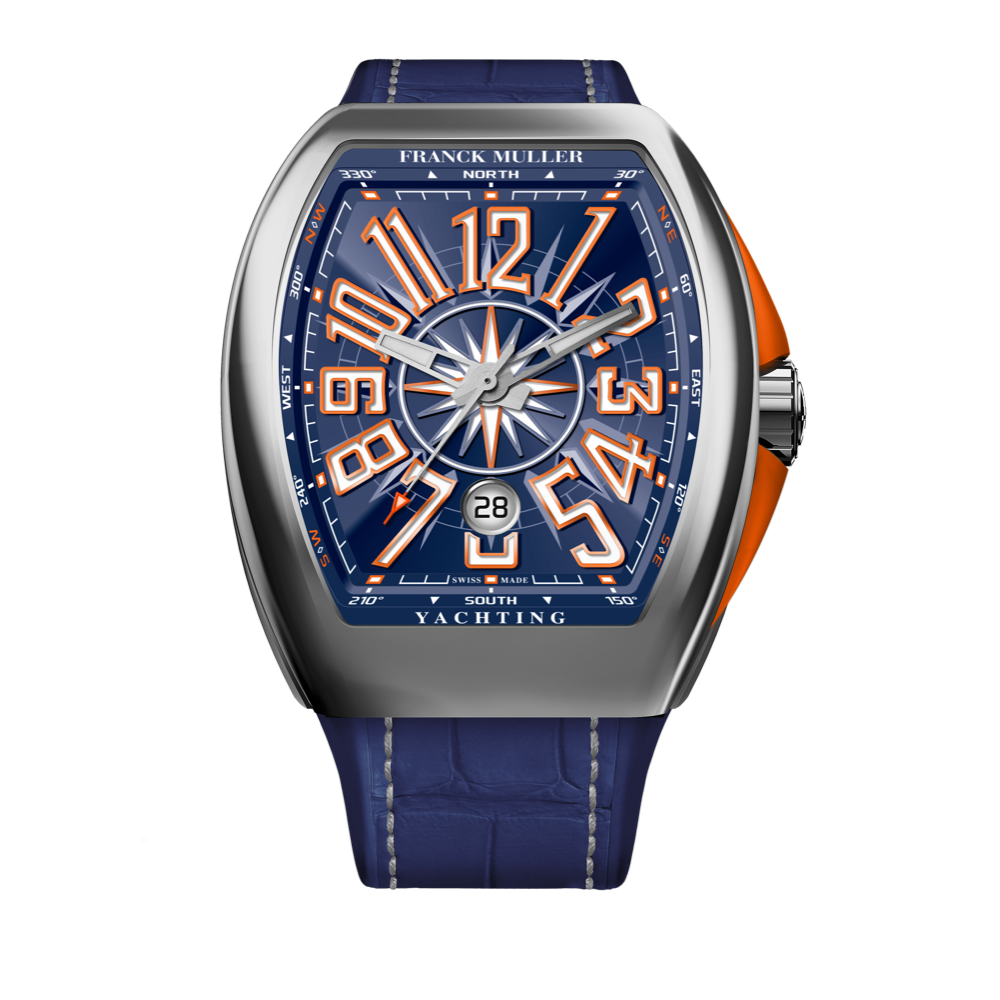 Franck Muller's Vanguard Yacht with Blue Dial